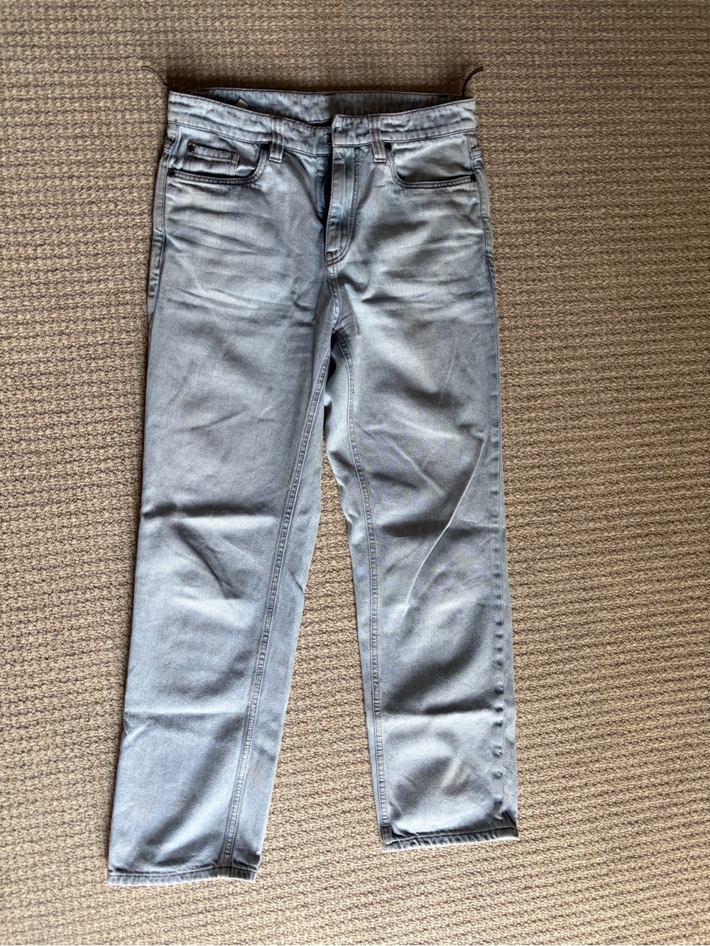 Brunello Cucinelli light-wash straight leg denim jeans